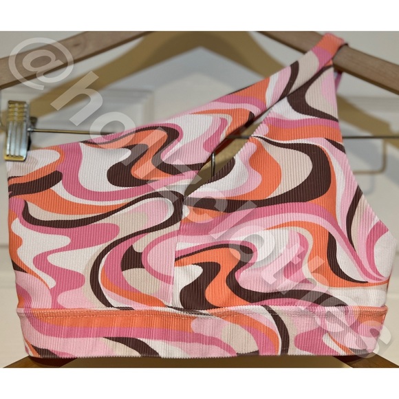 NWOT FP Movement x Onzie Pink Retro Print Mini Bell SET - Picture 10 of 14